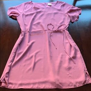 LOFT Lilac Colored Dress With Tie